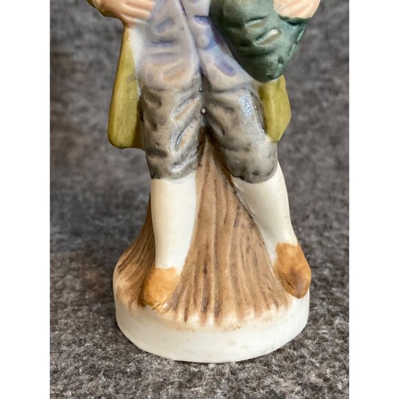 VTG ACK Porcelain Victorian Dressed Boy Man 4.5 Inches Figurine - Picture 8 of 8